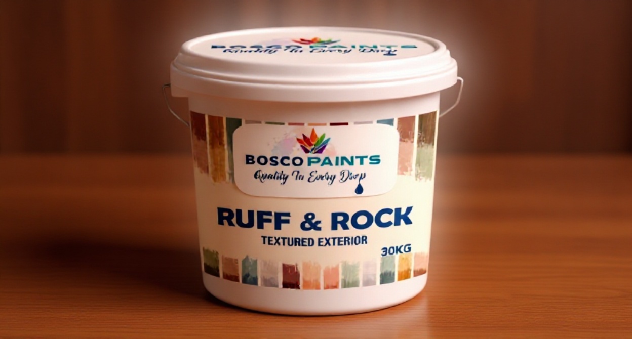 Ruff Rock texture paint — front view