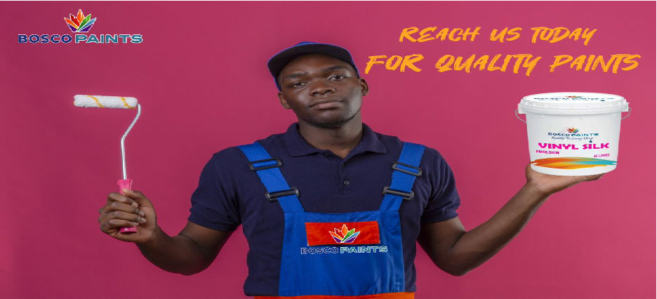 Illustration of wall painting steps